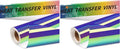 HTVRONT Holographic Heat Transfer Vinyl- 12" x 6ft Holographic HTV by HTVRONT