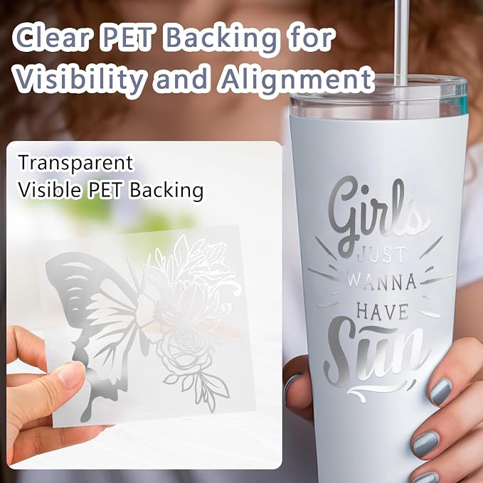 WRAPXPERPT Silver Permanent Vinyl, Home Decor, Car Decal, Personalization - Image 6