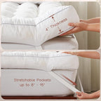 Decroom 4 Inch Mattress Topper Queen - Image 5
