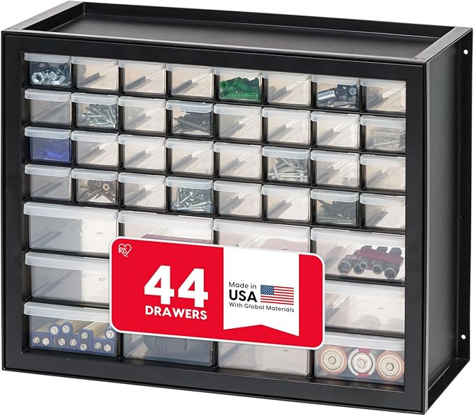 IRIS USA 44-Drawer Small Parts Organizer, Made in USA, Storage Drawers by IRISUSA