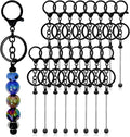 28 Pcs Beadable Keychain Bars by DNLEGULI