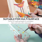 HUAL Fabric Paint Set for Clothes, 12 Colors Textile Paint - Image 4