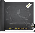 MEARCOOH EVA Foam Cosplay Black 2mm Thick Large 35.5" x 59" Sheet Premium High - Image 2