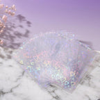 100pcs Photocard Sleeves, 3.58x2.56 in Love Heart-Shape Laser Flashing Card - Image 7