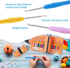 Vodiye 21 Sizes Ergonomic Crochet Hooks Set 0.5–10.0mm - Image 4