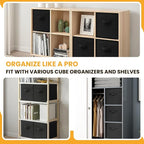 Large Storage Cubes- 13 Inch Cube Storage Bins - Image 3
