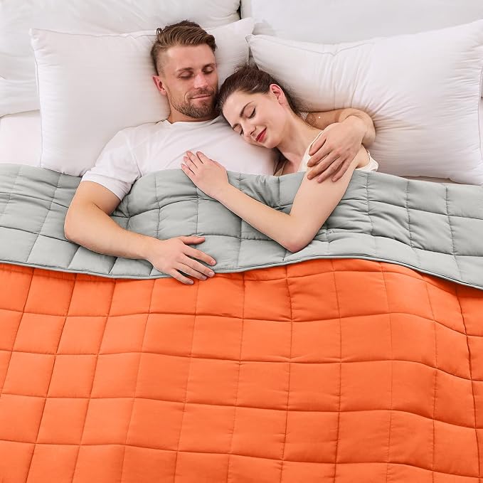 King Size Weighted Blanket for Adults Cooling Heavy Blanket for Sleeping by yescool