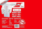 12.125" x 10ft Roll of Oracal 651 Middle Grey Craft Vinyl - Image 4