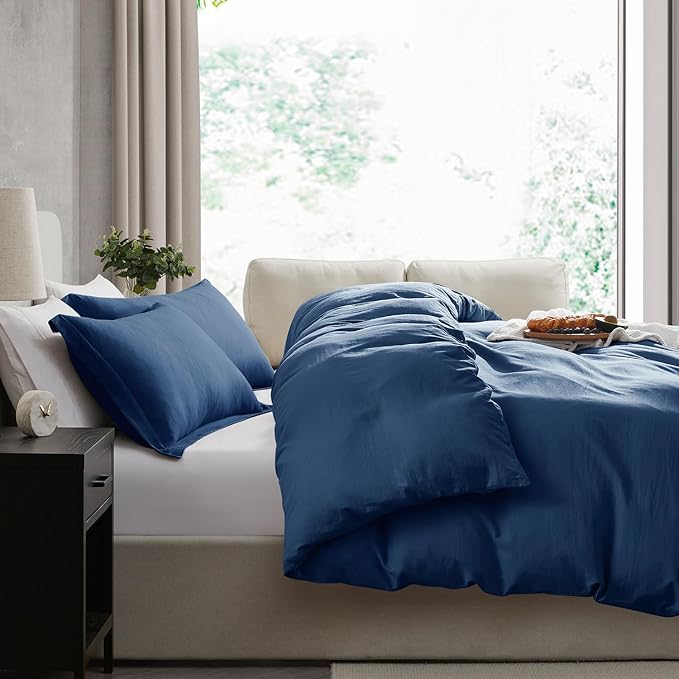 Nestl Navy Blue Duvet Cover Full Size - Image 7