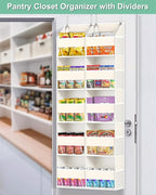 UVIAHOMI Heavy Duty Over The Door Organizer 5 Tiers, Extra Large Behind Door - Image 7