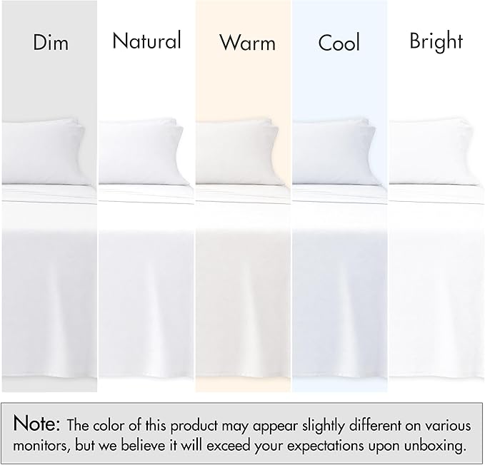 RUVANTI 100% Cotton Sheets – Twin Size Percale Bedding, Cooling & Breathable - Image 7