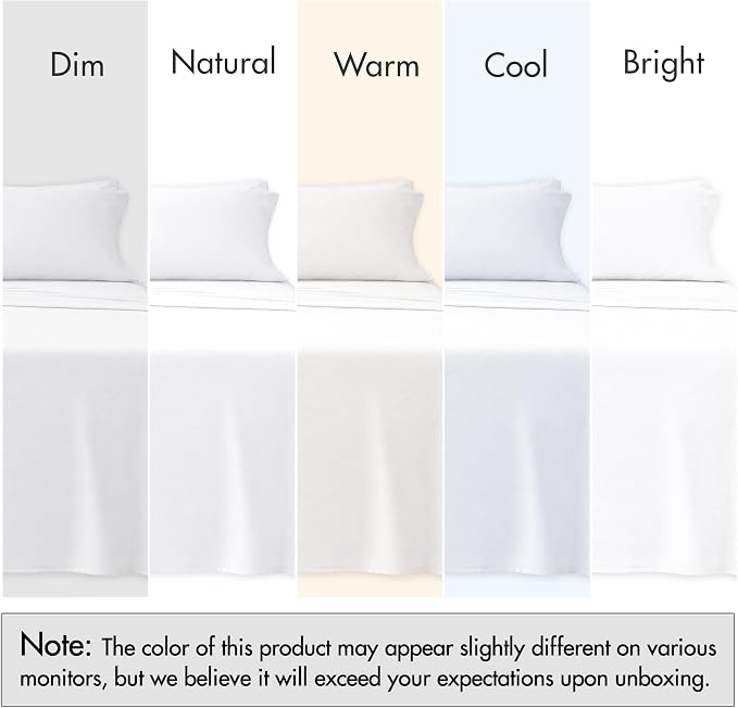RUVANTI 100% Cotton Sheets – Twin XL Size Percale Bedding, Cooling & Breathable - Image 7