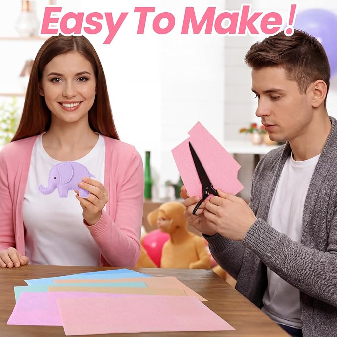 Peryiter 150 Pcs Back to School Pastel Felt Sheets Bulk - Image 5