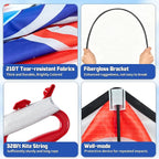 YongnKids Kite, 2 Pack Kites for Kids Ages 4-8 8-12 & Adults - Image 2