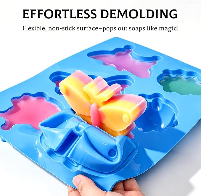 SJ Silicone Soap Molds, 2 Pack Insect Shape Molds - Image 3