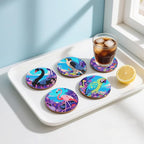 DOZEEZOP 8-Pack Diamond Art Coaster Kit - Image 4