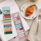 KYOQFVN 6 Pcs Bookshelves Cross Stitch Bookmark Kit - Image 5