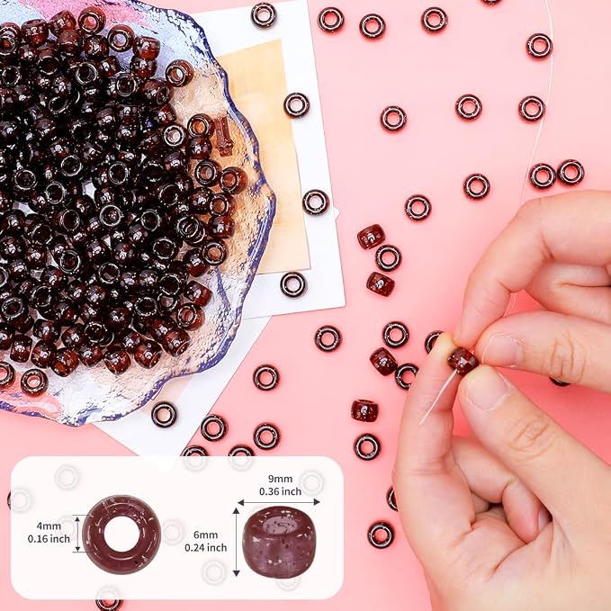 Iooleem Pony Beads, Beads for Jewelry Making, Beading Supplies, Arts & Crafts - Image 2