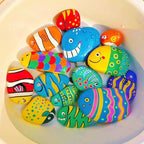 50PCS Painting Rocks, Medium Small & Tiny River Rocks - Image 6