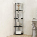 Furinno Turn-N-Tube Storage Shelves, 5-Tier Book Shelf, Corner Shelf, Toolless by Furinno-FitsYourSpaceFitsYourBudget
