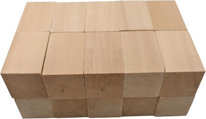 20PCS Basswood Carving Blocks, Whittling Wood Carving Kit, Unfinished Wooden - Image 2