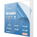 10 Pack of 12x12” PET Sheet/Plexiglass Panels 0.04” Thick; Use by CalPalmy