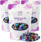 One Pound Assorted Glass Beads for Jewelry Making, DIY Lamp Work, Arts and by ModeBeads