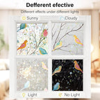 Ranzdn Window Privacy Film, Stained Glass, Static Cling, 45.2" x 78.7" | No - Image 7