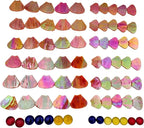 Esweny 12 Flower Stained Glass Mosaic Tiles - Image 6