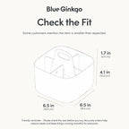 BLUE GINKGO Stackable Organizer Caddy, Made in Korea | Portable. Adjustable. - Image 3