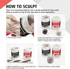 Epoxy Sculpt Clay, Self-Hardening Model Magic Sculpt Epoxy Clay, A&B 2 Part - Image 8