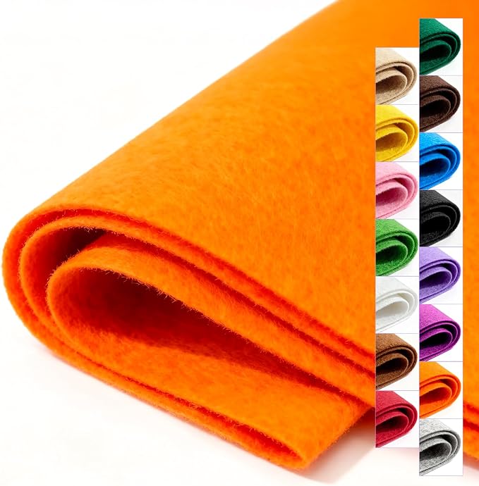 Felt Fabric 36'' X 36'' Large Felt Sheets Stiff Craft Felt by The Yard by FEIYAUMI