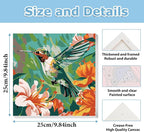 hkejoi Hummingbird Paint by Numbers Kit - Image 3