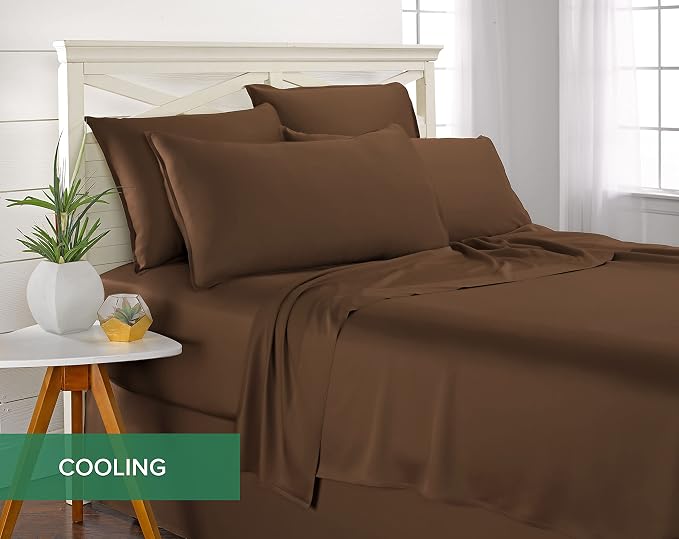 Pure Bamboo Split King Sheets, Genuine 100% Organic Viscose Derived from Bamboo - Image 5