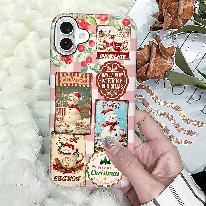 Case for iPhone 16, Scratch Resistant Hybrid Double Layer Hard Shell，Vintage - Image 7