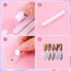 BQAN Double Sided Nail Tape for Press On Nails Display 12 Sheets | 360Pcs Clear - Image 5