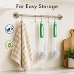 Amazer 4 Pack Dish Brush with Handle, 2 Kitchen Scrub Brushes - Image 8