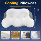 Cervical Neck Pillow, Pillows for Neck and Shoulder Pain, Contour Pillow - Image 3
