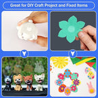 JANYUN 140 Pcs Double Sided Sticky Dots Removable Round Putty Clear Double - Image 5