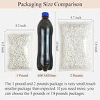 FANTIAN 5 lbs White Pebbles for Indoor Plants, 3/8 Inch Decorative White Gravel - Image 4