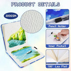 5x5 Handy Portable Handmade Cloth Fabric Hardcover Sewing Binding Travel - Image 3
