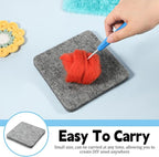 Aeaocvo Needle Felting Pad, 6×6 in Needle Felting Mat - Image 5