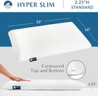 Bluewave Bedding Hyper Slim Gel Memory Foam Pillow - Image 3