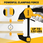 10-Piece Bar Clamps for Woodworking, Spring Clamps, 90° Angle Clamp, Quick - Image 3