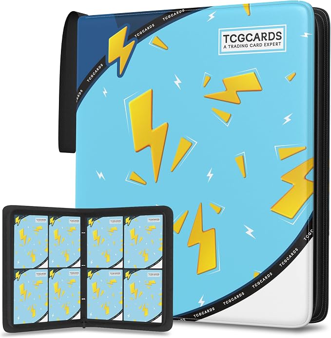 Trading Card Binder 4 Pocket, Card Binder 400 Pockels Card Book Holder Cards by Unknown