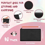 Legigo Blank Canvas Bag Zipper Pouch Makeup Bags Bulk - Image 2
