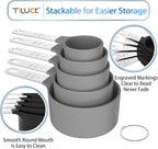 Measuring Cups & Spoons Set, Stackable Cups and Spoons | Nesting Measure Cups - Image 4