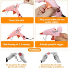 Mini Hot Glue Gun Kit 8 Pieces Hot Melt Gun Crafts - Image 4