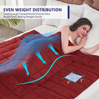 yescool Weighted Blanket for Adults Cooling Heavy Blanket for Sleeping Perfect - Image 3