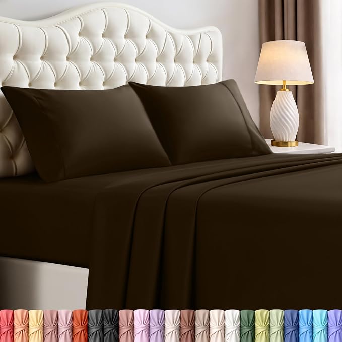 Utopia Bedding Queen Size Sheet Set – 4 Piece Bed Sheets, Soft and Breathable by UTOPIABEDDING